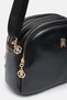 Women's Black 3-Compartment Quality Lined Daily Crossbody and Shoulder Bag - 3