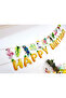 Tropical Happy Birthday Banner – Tropical Letter Design Wall Decoration - 8