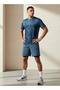 Men Logo Print Dual Shorts - 2