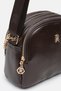 Women's Brown 3-Compartment Quality Lined Daily Crossbody and Shoulder Bag - 3