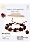Garnet (Lal) Braided Natural Stone Bracelet. Certified Original