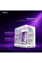 صندوق كمبيوتر FALCON X ميد تاور | 8 مراوح ARGB | زجاج مقسى | ATX | Type-C | USB 3.0 – أبيض - 4