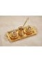 Sarmaşık Cast Iron Coffee Pot Gold Coffee Set for 2 People with Tray - 3