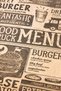 Oily Presentation Paper 25X35 cm |   Food Truck Menu Patterned |   100 Pieces |   Service Paper |   Greaseproof Paper - 8