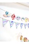 Little Alien Triangle Pennant Banner – Space Themed Pennant Banner - 8