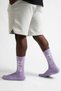 Essentials Lilac 3Pack - Purple Unisex Sports & Lifestyle Towel Sole Organic Cotton 3-Piece Sock Set - 2