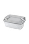 Rectangular 4-Piece Storage Container Set
