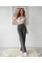 Şimal Smoke Stretch Fabric Super High-Waist Loose Jeans Palazzo Pants - 2