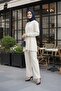 Women's Hijab Flounced Crepe Set - 2