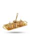 Sarmaşık Cast Iron Coffee Pot Gold Coffee Set for 2 People with Tray - 5
