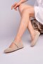 Berny Hidden Heeled Leather Single Strap Women's Ballerinas - 2