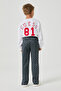 Boy Patterned Tracksuit Bottom - 8