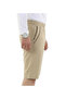 Comfortable Fit Lycra Combed Cotton Capri Beige Suitable for Men in Battal Size 118-157 kg - 4