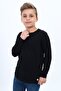 Boy's Printed Crew Neck Long Sleeve T-Shirt