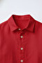 Red Linen Shirt - 5