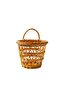 Favorite 9156 Rattan Hanging Flower Pot Wicker Decorative Basket Organizer - 2