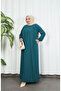 Yakadan Pleated Half Mevlana Ferace Mint Green Hnt7063 - 5