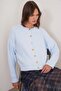 Mixray Buttoned Ribbed Knit Cardigan - 4