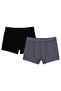 Grey-Black 2-12 Years Old Boys' 2-Piece Boxer Set - Standard 6-7 Years Old