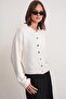Mixray Buttoned Ribbed Knit Cardigan - 3
