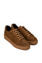 Men's Genuine Suede Tan Color Sneaker Shoes - 4