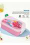 750ml Kids Lunch Box with 3 Compartments, Bento Box with Spoon for Kids & Toddlers Pink - 7