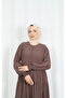 Long Ferace Mink with Layers of Flounces and Front Zipper Hnt7028 - 5
