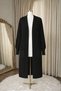 Women’s Long Knit Cardigan – Black - 3