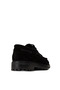 Men's Genuine Suede Black Marine Shoes - 2
