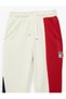 Color Blocked Oversize Jogger Sweatpants with Elastic Waist and Pockets - 5