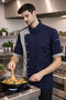Short Sleeve Chef Jacket – Professional Cook Uniform, Chef Shirt Chef Uniform with Embroidery Gift - 4