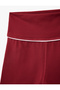 High Waist Slim Fit Interlock Sports Biker Leggings - 5