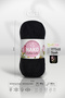 Cotton Luks - Black (97568) - 5-Pack X 100Gr/330M - Cotton Cardigan Vest Amigurumi Yarn - 2