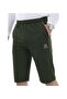 Comfortable Fit Lycra Combed Cotton Capri Khaki Suitable for Men in Battal Size 118-157 Kilograms