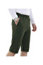Comfortable Fit Lycra Combed Cotton Capri Khaki Suitable for Men in Battal Size 118-157 Kilograms - 4