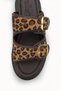 Lyra Luce Women's Double Buckle Slippers 00120401 Brown - 2