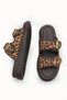 Lyra Luce Women's Double Buckle Slippers 00120401 Brown - 5