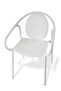 Multi-purpose fixed plastic mesh chair - 2