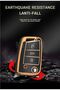 Seat Leon Ibiza Arona Tarraco Nano Key Protection Case Black Gold Gold Color - 4