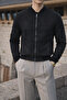 Men's Smart Casual Black Nubuck Jacket