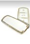 Smart White Gold Auto Key Remote Cover Case for Volkswagen Passat B6 2005-2015 - 3