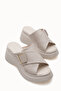 Women's Slippers 0012915 Beige