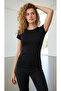 Albak Women's Half Sleeve Black Bodysuit - 3