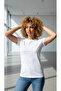Albak Women's Half Sleeve Crew Neck White Bodysuit - 2