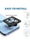 واقي عدسة كاميرا الهاتف المحمول لهاتف iPhone 13 Pro Max، أزرق - 4