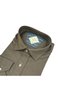 Slim Fit Plain Long Sleeve Brown Men's Shirt - 2