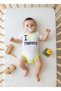 Newborn Unisex Baby Ribbed Fabric 100% Cotton Neon I Love Mammy Printed Snap Fastener Bodysuit 3-6 Months - 2