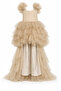 Short in the Front and Long in the Back, Evening Dress with Detachable Tail. - 2