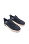 M56183 Men's Black Casual Comfort Linen Shoes with Rubber Laces - 2