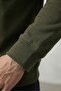 Men's Relax Fit Comfortable Cut Cotton Soft Textured Plain Pique Long Sleeve Crew Neck Sweatshirt - 5